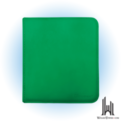 Zip Binder Pro 12 Pocket Green